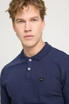 % 100 Pamuk Regular Fit Düğmeli Erkek Polo Yaka T Shirt W7D5K4XX2T410 LACİVERT