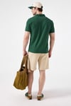 % 100 Pamuk Regular Fit Düğmeli Erkek Polo Yaka T Shirt 6SM5044-GRN YEŞİL