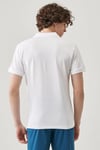 % 100 Pamuk Regular Fit Düğmeli Erkek Polo T Shirt L211810102 102 BEYAZ