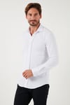 % 100 Pamuk Regular Fit Erkek Gömlek CF25W113650 BEYAZ