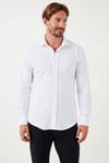 % 100 Pamuk Regular Fit Erkek Gömlek CF25W113650 BEYAZ