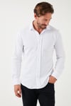 % 100 Pamuk Regular Fit Erkek Gömlek CF25W113650 BEYAZ
