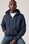 % 100 Pamuk Regular Fit Kapüşonlu Erkek Sweat A7771-0001 LACİVERT
