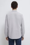 % 100 Pamuk Regular Fit Klasik Yaka Uzun Kollu Erkek Gömlek 0211199-70086 GRİ