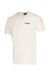 % 100 Pamuk Regular Fit Logo Baskılı Bisiklet Yaka Erkek T Shirt 912375-9157 EKRU