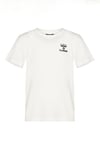 % 100 Pamuk Regular Fit Logo Baskılı Bisiklet Yaka Unisex Çocuk T Shirt 980347-9003 BEYAZ
