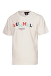 % 100 Pamuk Regular Fit Logo Baskılı Bisiklet Erkek Çocuk T Shirt 912305-9157 EKRU