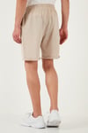 % 100 Pamuk Regular Fit Normal Bel Müslin Erkek Short CF25S657802 BEJ