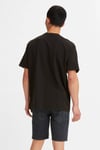 % 100 Pamuk Relaxed Fit Bisiklet Yaka Erkek T Shirt A0637-0001 SİYAH