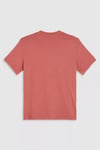 % 100 Pamuk Relaxed Fit Bisiklet Yaka Erkek T Shirt 16143-1918 KİREMİT