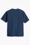 % 100 Pamuk Relaxed Fit Bisiklet Yaka Erkek T Shirt A0637-0058 LACİVERT