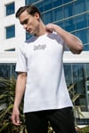 % 100 Pamuk Relaxed Fit Bisiklet Yaka Erkek T Shirt 5902637 BEYAZ