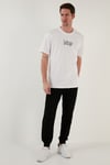 % 100 Pamuk Relaxed Fit Bisiklet Yaka Erkek T Shirt 5902637 BEYAZ