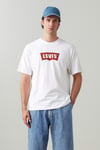 % 100 Pamuk Relaxed Fit Bisiklet Yaka Logolu Erkek T Shirt 000RY-0000 BEYAZ