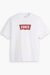 % 100 Pamuk Relaxed Fit Bisiklet Yaka Logolu Erkek T Shirt 000RY-0000 BEYAZ