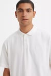% 100 Pamuk Relaxed Fit Düğmeli Erkek Polo Yaka T Shirt A6735-0000 EKRU