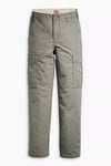 % 100 Pamuk Relaxed Fit Normal Bel Düz Paça Jogger Kargo Erkek Pantolon A7364-0002 HAKİ