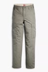% 100 Pamuk Relaxed Fit Normal Bel Düz Paça Jogger Kargo Erkek Pantolon A7364-0002 HAKİ