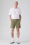 % 100 Pamuk Relaxed Fit Normal Bel Erkek Short A4661-0049 HAKİ