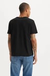 % 100 Pamuk Relaxed Fit Tek Cepli Bisiklet Yaka Erkek T Shirt 001TT-0001 SİYAH