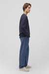 % 100 Pamuk Slim Fit Bisiklet Yaka Erkek Penye 064622-26828 LACİVERT