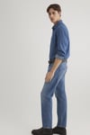 % 100 Pamuk Slim Fit Erkek Gömlek 0211423-18790 İNDİGO