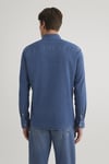% 100 Pamuk Slim Fit Erkek Gömlek 0211423-18790 İNDİGO