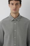 % 100 Pamuk Slim Fit Klasik Yaka Erkek Gömlek 0211656-88487 GRİ