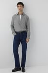 % 100 Pamuk Slim Fit Klasik Yaka Erkek Gömlek 0211656-88487 GRİ