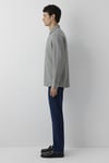 % 100 Pamuk Slim Fit Klasik Yaka Erkek Gömlek 0211656-88487 GRİ