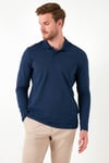 % 100 Pamuk Slim Fit Polo Yaka Erkek Sweat 5905707 İNDİGO
