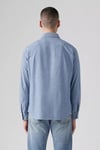 % 100 Pamuk Standart Fit Tek Cepli Erkek Gömlek 85748-0289 MAVİ