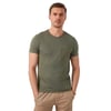 % 100 Pamuklu Slim Fit Bisiklet Yaka Cepli Erkek T Shirt 5902000 HAKİ
