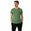 % 100 Pamuklu Slim Fit Bisiklet Yaka Cepli Erkek T Shirt 5902000 YEŞİL