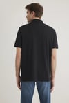 %100 Pamuk Regular Fit Düğmeli Erkek Polo Yaka T Shirt 0612520-900 SİYAH