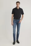%100 Pamuk Regular Fit Düğmeli Erkek Polo Yaka T Shirt 0612520-900 SİYAH