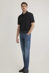 %100 Pamuk Regular Fit Düğmeli Erkek Polo Yaka T Shirt 0612520-900 SİYAH