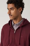 %100 Pamuk Regular Fit Kapüşonlu Erkek Sweat 34584-0051 BORDO