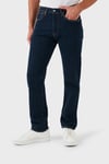 501 % 100 Pamuklu Slim Fit Boru Paça Jeans Erkek Kot Pantolon A7735-0015 LACİVERT