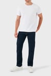 501 % 100 Pamuklu Slim Fit Boru Paça Jeans Erkek Kot Pantolon A7735-0015 LACİVERT