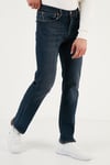 501 Pamuklu Normal Bel Regular Fit Jeans Erkek Kot Pantolon A7735-0000 KOYU MAVİ