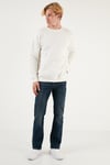 501 Pamuklu Normal Bel Regular Fit Jeans Erkek Kot Pantolon A7735-0000 KOYU MAVİ
