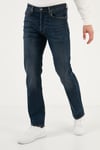 501 Pamuklu Normal Bel Regular Fit Jeans Erkek Kot Pantolon A7735-0000 KOYU MAVİ
