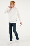 501 Pamuklu Normal Bel Regular Fit Jeans Erkek Kot Pantolon A7735-0000 KOYU MAVİ