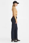 501 Pamuklu Regular Fit Normal Bel Düz Paça Jeans Kadın Kot Pantolon A7742-0018 LACİVERT