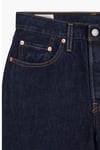 501 Pamuklu Regular Fit Normal Bel Düz Paça Jeans Kadın Kot Pantolon A7742-0018 LACİVERT