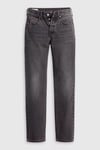 501 Pamuklu Straight Fit Yüksel Bel Boru Paça Jeans Kadın Kot Pantolon 12501-0556 SİYAH