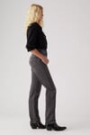 501 Pamuklu Straight Fit Yüksel Bel Boru Paça Jeans Kadın Kot Pantolon 12501-0556 SİYAH