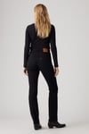 501 Straight Fit Normal Bel Düz Paça Jeans Kadın Kot Pantolon 12501-0548 SİYAH