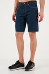 501 Streç Pamuklu Regular Fit Normal Bel Kot Erkek Short 36512-0251 LACİVERT